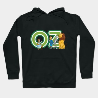 Vintage Wizard of Oz Characters Hoodie